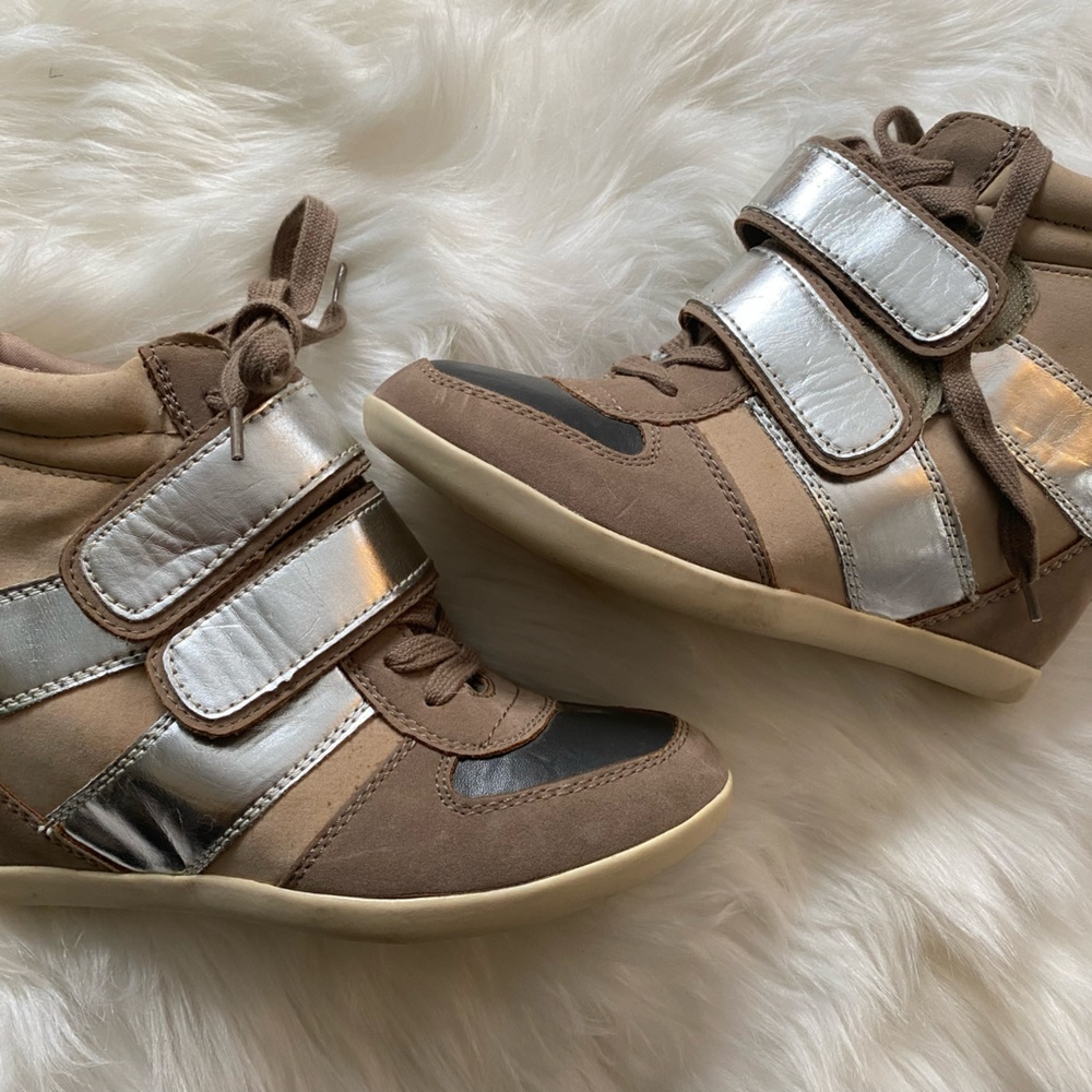 Material Girl Heeled Sneakers 6.5
